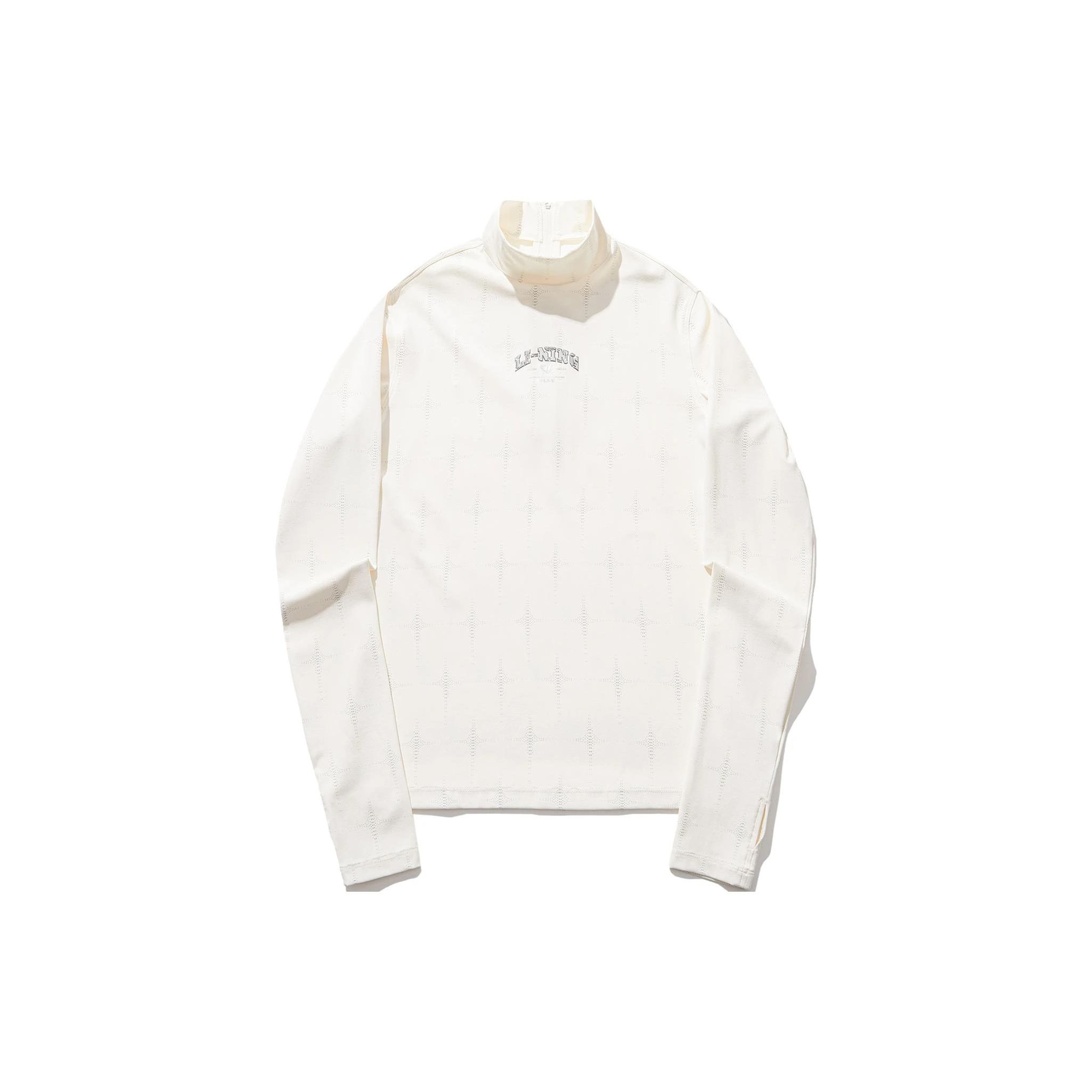 Li Ning Full Print Letter Stand Collar Pullover Tight Long Sleeve Drop Shoulder T-Shirt Women Tops Off-White AUDU022-1 L
Li Ning Full Print Letter Stand Collar Pullover Tight Long Sleeve Drop Shoulder T-Shirt Women Tops Off-White AUDU022-1 L