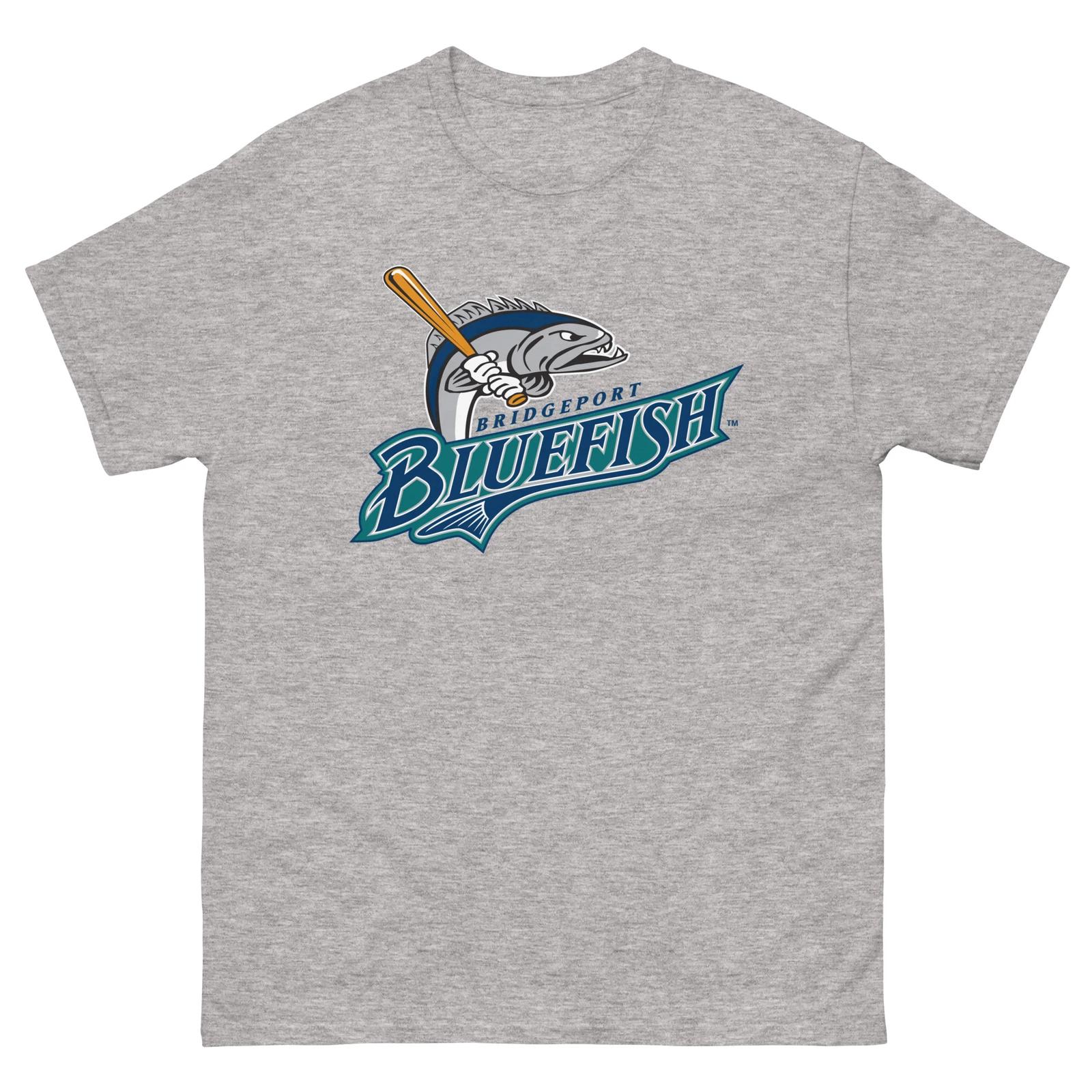 Bridgeport Bluefish Baseball Graphic T Shirt Unisex classic tee S
Bridgeport Bluefish Baseball Graphic T Shirt Unisex classic tee S