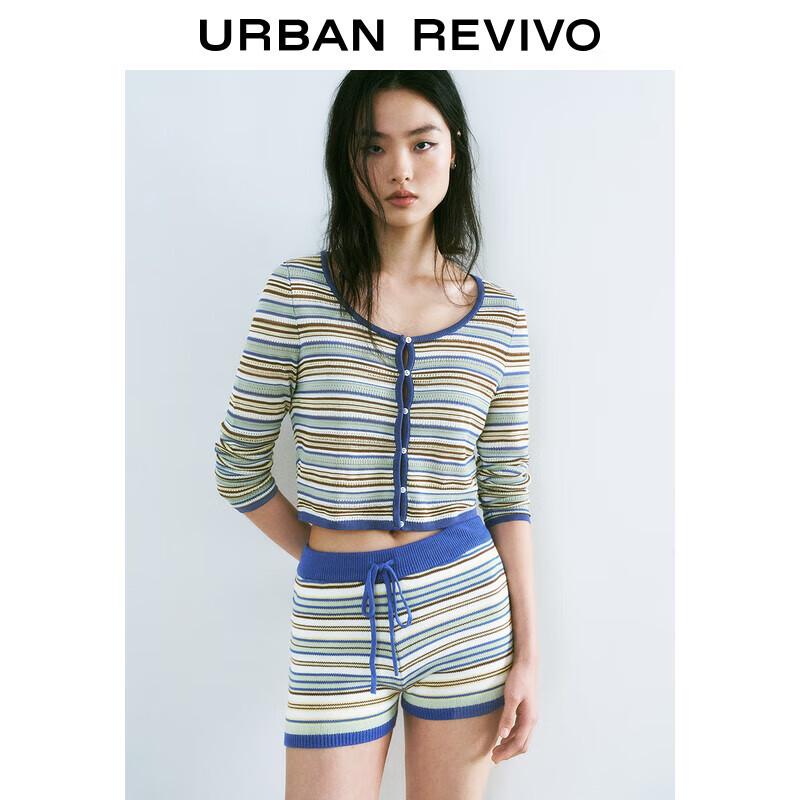 Женский вязаный кардиган в полоску с цветными блоками UR XS
Женский вязаный кардиган в полоску с цветными блоками UR XS