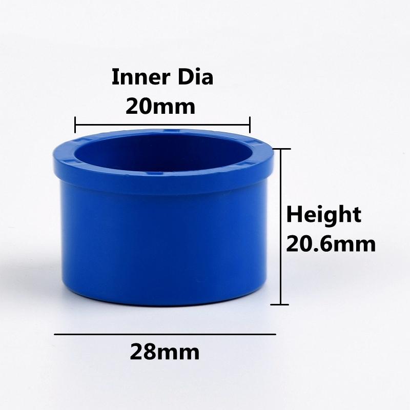 2~20pcs Size 20~63mm PVC Water Supply Pipe End Plug Connector Aquarium Accessories Irrigation System Watering Blue Parts 2 pcs
2~20pcs Size 20~63mm PVC Water Supply Pipe End Plug Connector Aquarium Accessories Irrigation System Watering Blue Parts 2 pcs