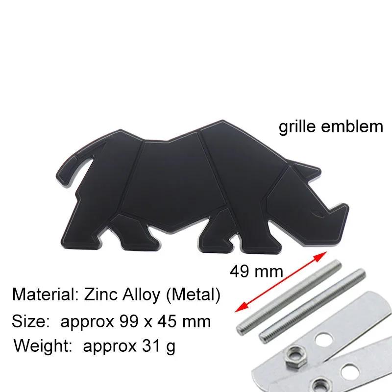 3D Car Styling Jimny Rhino Rhinoceros car Grille Fender trunk Rear Decal Emblem Badge Sticker for JB43 JB23 JB64 JB74 JB31 JB33
3D Car Styling Jimny Rhino Rhinoceros car Grille Fender trunk Rear Decal Emblem Badge Sticker for JB43 JB23 JB64 JB74 JB31 JB33
