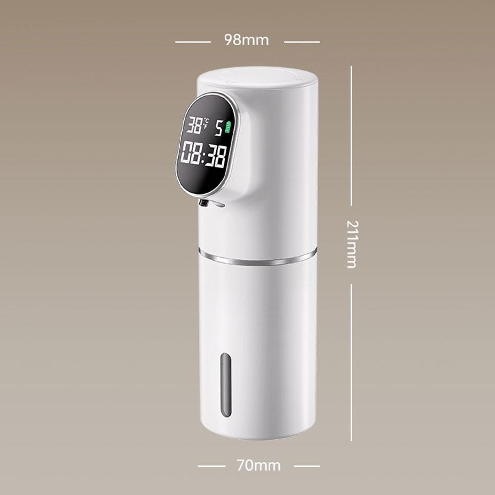 320ML Liquid Foam Soap Dispenser 5 Gear Smart Temperature Time Display Automatic Infrared Sensor Soap Dispensers Hand Washer
320ML Liquid Foam Soap Dispenser 5 Gear Smart Temperature Time Display Automatic Infrared Sensor Soap Dispensers Hand Washer