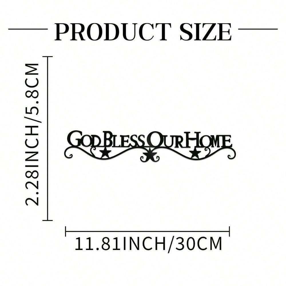 Metal Wall Art God Bless Our Home Farmhouse Style Iron Sign Home Decor Gift
Metal Wall Art God Bless Our Home Farmhouse Style Iron Sign Home Decor Gift
