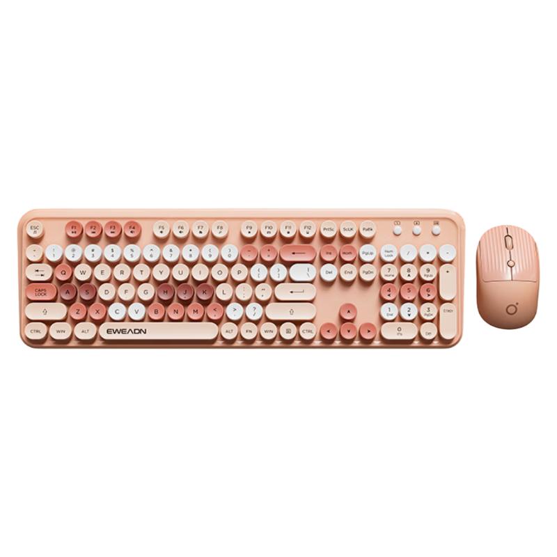 EWEADN Stylish Retro Wireless Keyboard And Mouse Set, Keyboard, Pink Wireless Keyboard And Mouse Set рожевий
EWEADN Stylish Retro Wireless Keyboard And Mouse Set, Keyboard, Pink Wireless Keyboard And Mouse Set рожевий