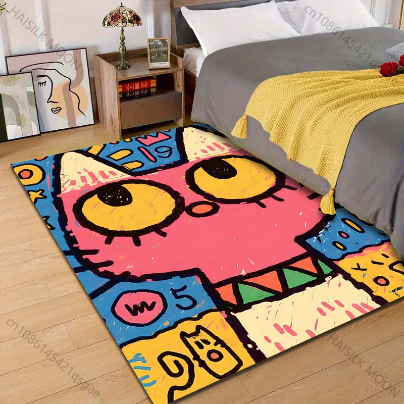 Multiple sizes Pink cat cartoon graffiti style Carpet for Living Room Bedroom Sofa Home Decor Rus Non-slip Floor Mat Luxury Gift 40cm x 60cm
Multiple sizes Pink cat cartoon graffiti style Carpet for Living Room Bedroom Sofa Home Decor Rus Non-slip Floor Mat Luxury Gift 40cm x 60cm