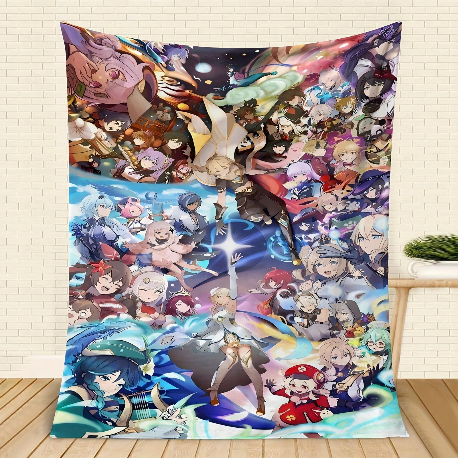Anime Character Blanket - Soft Cozy Throw with Colorful Fantasy Design, Perfect for Bedroom Decor, Unique Gift for Manga Fans 75x90cm
Anime Character Blanket - Soft Cozy Throw with Colorful Fantasy Design, Perfect for Bedroom Decor, Unique Gift for Manga Fans 75x90cm