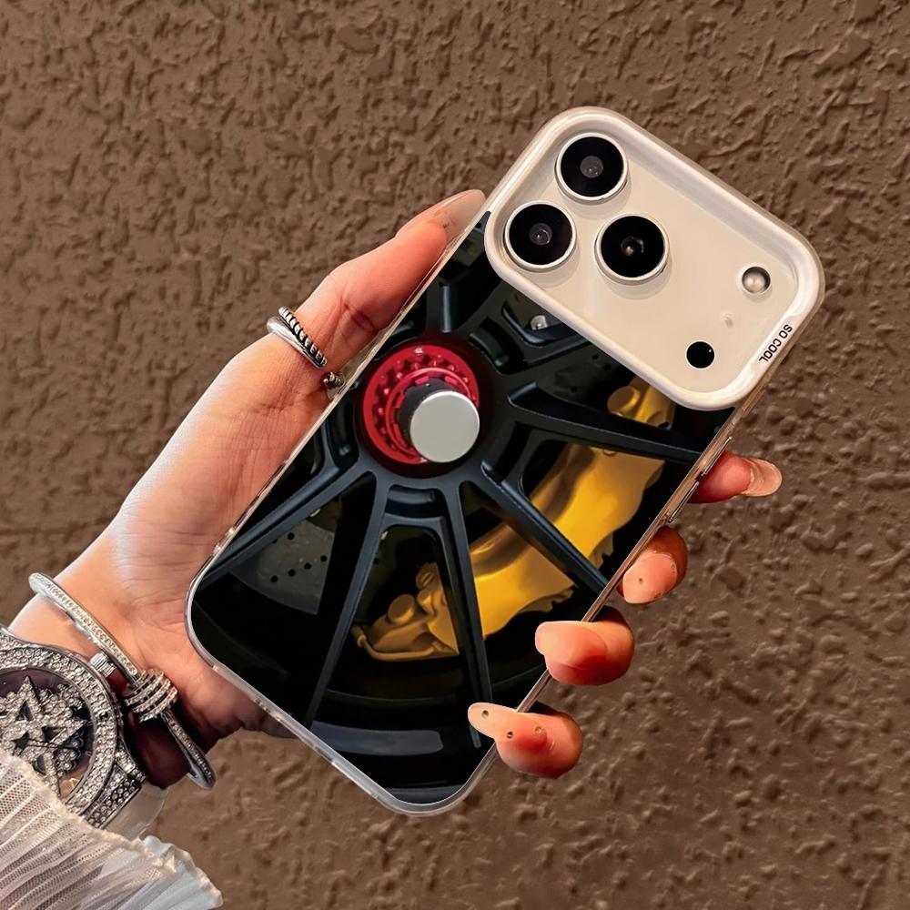 Wheel design Phone Case for iPhone17 16 15 14 13 12 11 Pro/ Max/Plus shock-proof rear cover anti-fingerprint iPhone 11 ProMax
Wheel design Phone Case for iPhone17 16 15 14 13 12 11 Pro/ Max/Plus shock-proof rear cover anti-fingerprint iPhone 11 ProMax