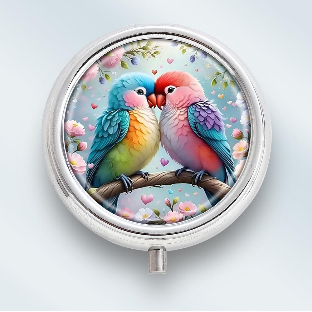 Portable Pill Box with 3 Compartments, Mini Metal Medicine Organizer Case, Cute Printed Pill Container for Vitamins, Pills, Jewelry, Travel, Daily Use разноцветный
Portable Pill Box with 3 Compartments, Mini Metal Medicine Organizer Case, Cute Printed Pill Container for Vitamins, Pills, Jewelry, Travel, Daily Use разноцветный