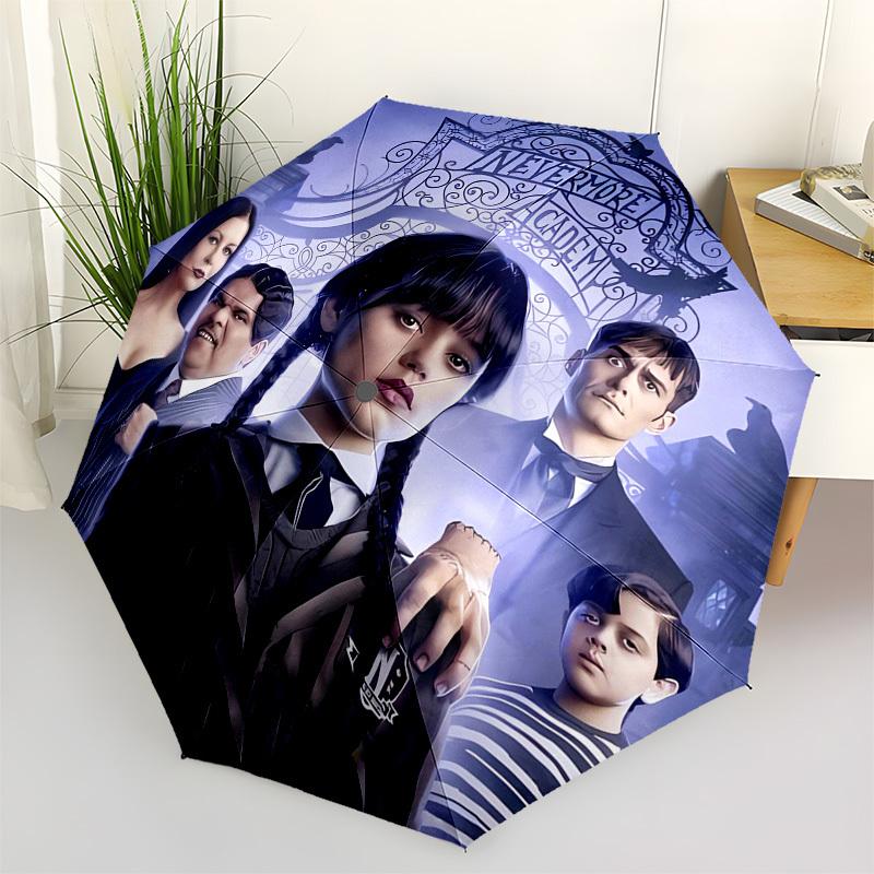 Nevermore Academy, Addams Family- Automatic Opening and Closing, 8-rib Structure Portable Umbrella, Suitable for Men and Women in All Season
Nevermore Academy, Addams Family- Automatic Opening and Closing, 8-rib Structure Portable Umbrella, Suitable for Men and Women in All Season