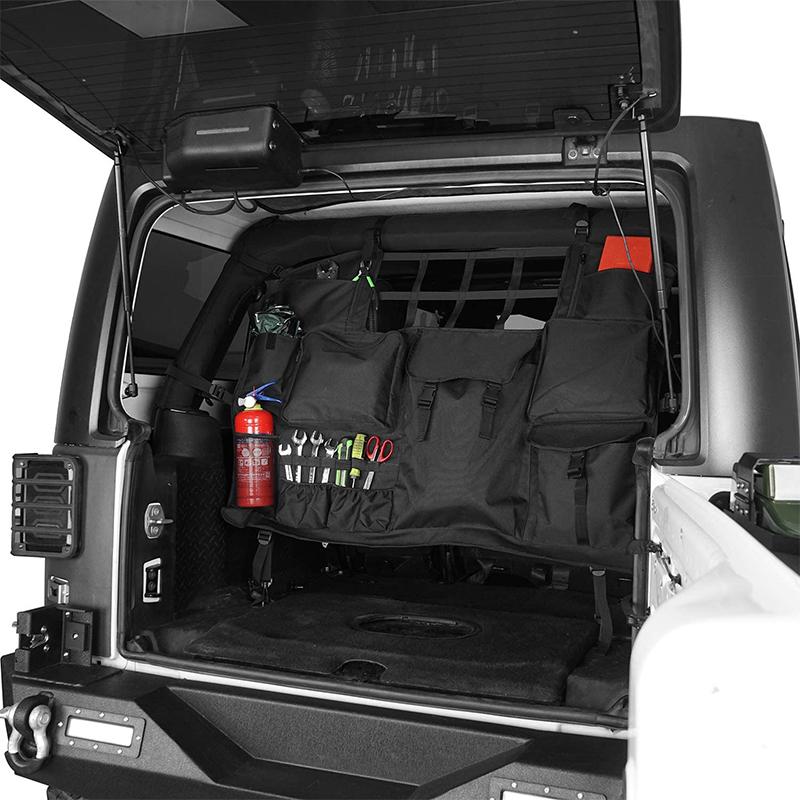 Сумка для зберігання з багатьма кишенями в багажник для Jeep, органайзери для інструментів для вантажу автомобіля, сумісні з Jeep Wrangler JK JL 07-22 (Тільки 4-дверний)
Сумка для зберігання з багатьма кишенями в багажник для Jeep, органайзери для інструментів для вантажу автомобіля, сумісні з Jeep Wrangler JK JL 07-22 (Тільки 4-дверний)