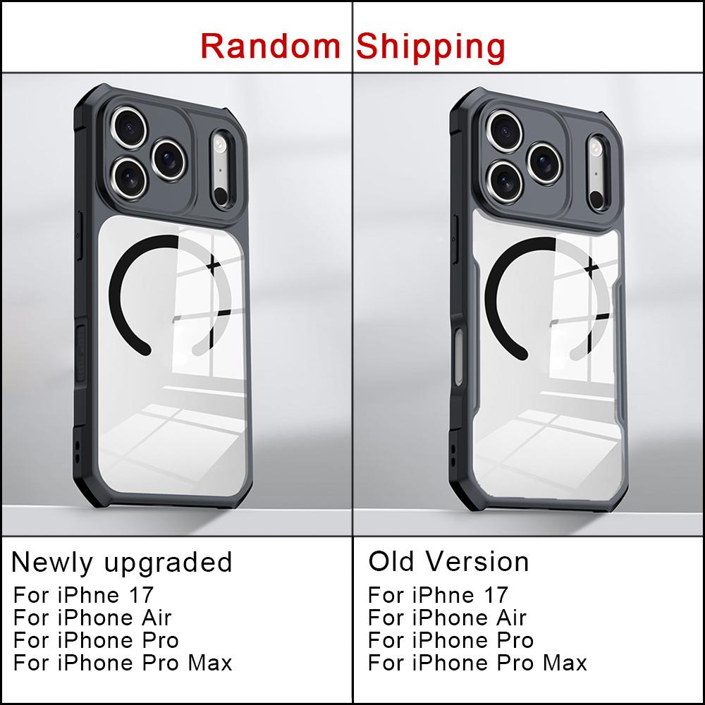Xundd for IPhone 17 Pro Max Case for IPhone Air 17 17 Pro Case Shock-Absorbing Acrylic&TPU Clear Back Cover with Magnetic Ring Acylic and TPU&just Case&iPhone17
Xundd for IPhone 17 Pro Max Case for IPhone Air 17 17 Pro Case Shock-Absorbing Acrylic&TPU Clear Back Cover with Magnetic Ring Acylic and TPU&just Case&iPhone17