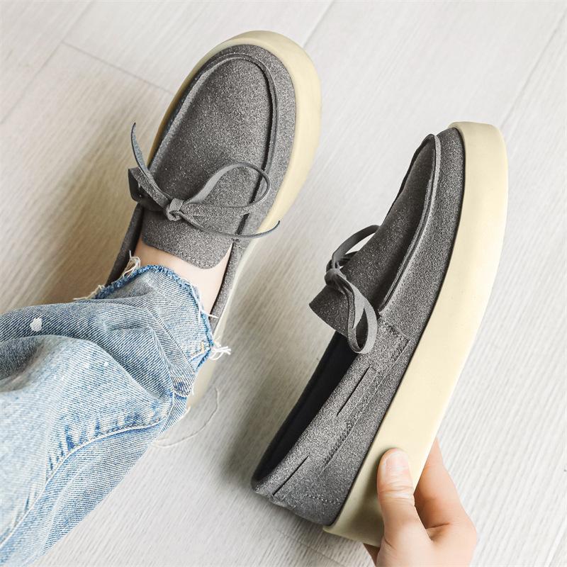 Новые нишевые вулканизированные туфли с высоким верхом, туфли Дуду на одной педали, повседневная мужская обувь, плотно облегающая ногу. 39 серый
Новые нишевые вулканизированные туфли с высоким верхом, туфли Дуду на одной педали, повседневная мужская обувь, плотно облегающая ногу. 39 серый