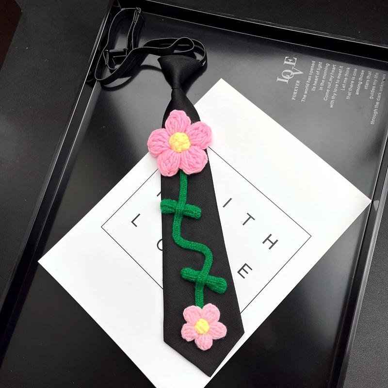 Korean Fashion 3D Handmade Woolen Flower Pink Black Tie Women Kawaii Cute Neck Tie Gift For Girlfriend чёрный
Korean Fashion 3D Handmade Woolen Flower Pink Black Tie Women Kawaii Cute Neck Tie Gift For Girlfriend чёрный