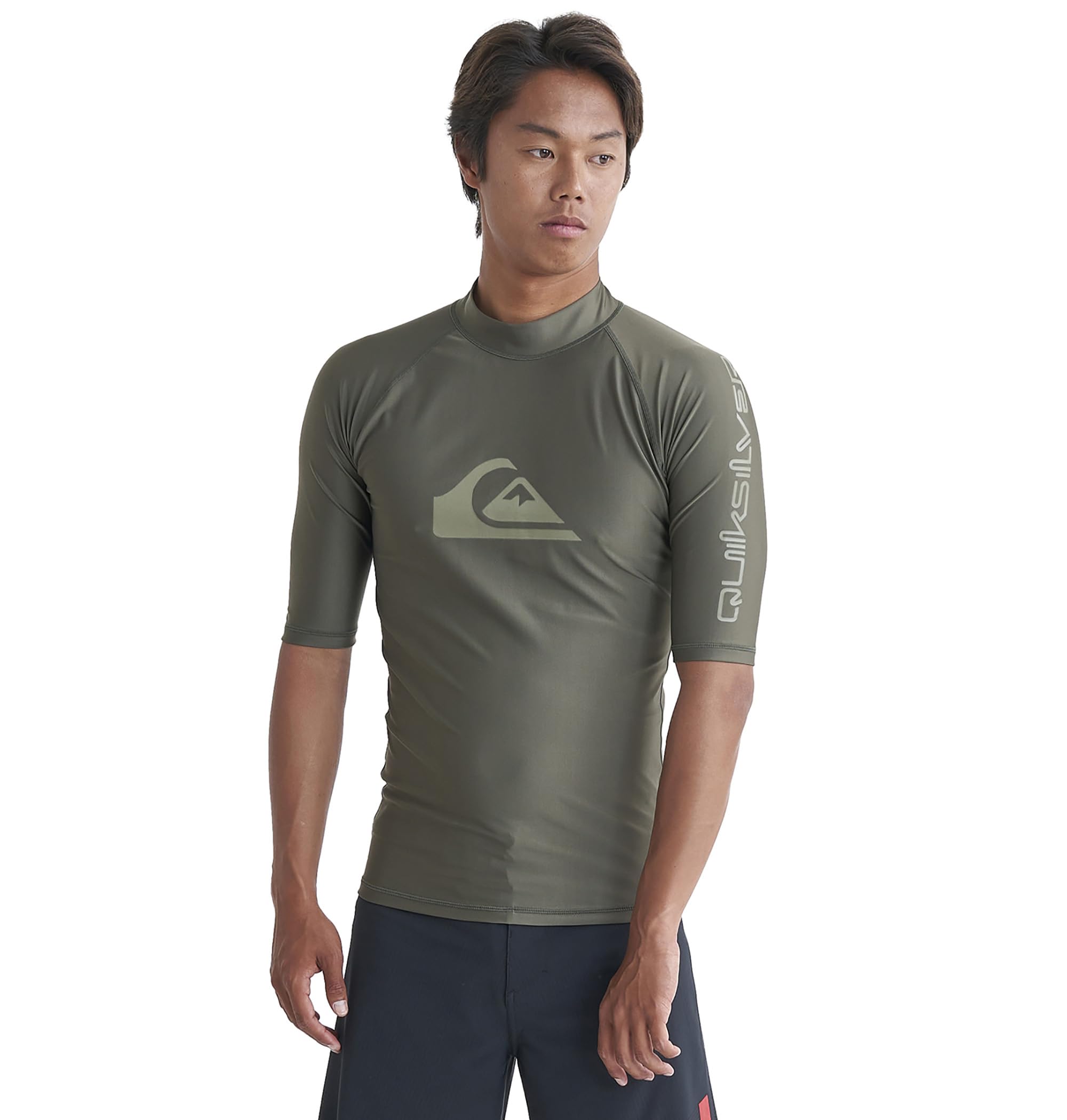UPF50+ Fast-Drying Short Sleeve Rash Guard with Mountain Wave Logo, QLY241022 KHA S
UPF50+ Fast-Drying Short Sleeve Rash Guard with Mountain Wave Logo, QLY241022 KHA S