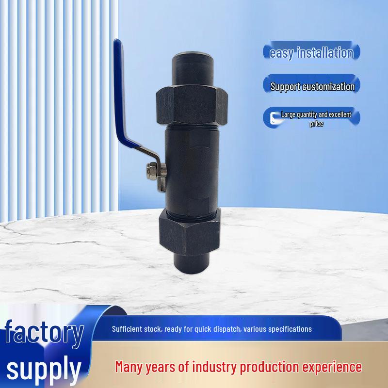 Q21 Carbon Steel Ball Valve, Manual, External Thread with Union Butt-Welded Model DN15
Q21 Carbon Steel Ball Valve, Manual, External Thread with Union Butt-Welded Model DN15