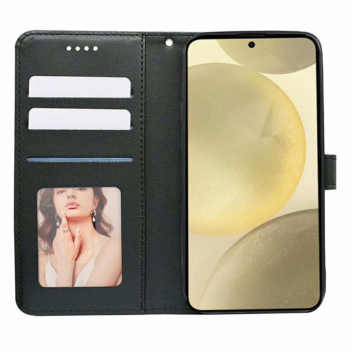 For Samsung Galaxy S25/S24 Case Anti Scratch Splicing Imprinted Rhombus Leather Phone Cover Black
For Samsung Galaxy S25/S24 Case Anti Scratch Splicing Imprinted Rhombus Leather Phone Cover Black