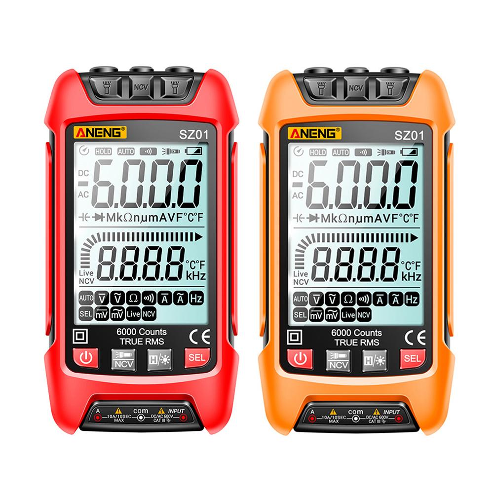 6000 Counts NCV Multimeter Auto Range Digital Display Multimeter DC AC Напруга Струм Опір Частота Високоточні інструменти червоний
6000 Counts NCV Multimeter Auto Range Digital Display Multimeter DC AC Напруга Струм Опір Частота Високоточні інструменти червоний