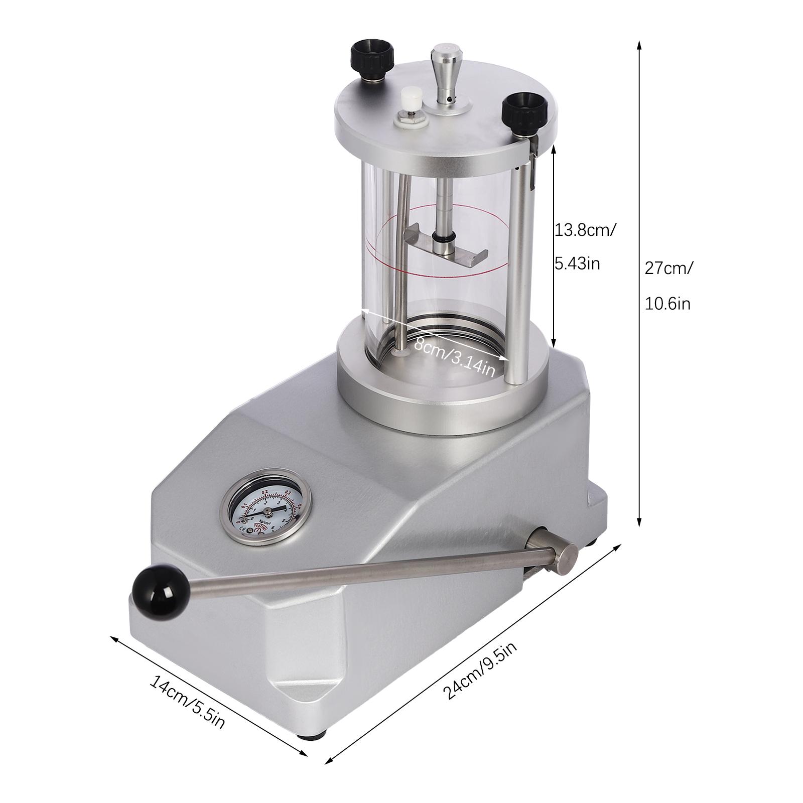 Watch Underwater Pressure Tester 10Bar Professional Waterproof Tester Tool Compact 2Watches Case Waterproof Pressure Tester срібний
Watch Underwater Pressure Tester 10Bar Professional Waterproof Tester Tool Compact 2Watches Case Waterproof Pressure Tester срібний