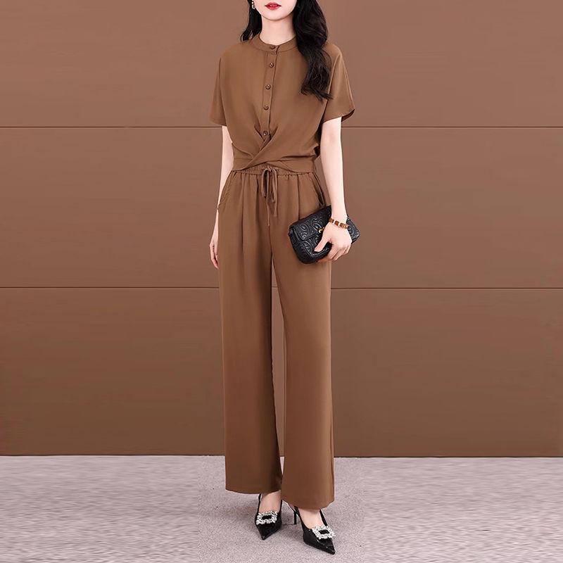 2025 Summer Trendy Women s Two-Piece Set: Casual Loose Slimming Suit with Versatile Wide-Leg Pants 3XL (for 145-160 jin)
2025 Summer Trendy Women s Two-Piece Set: Casual Loose Slimming Suit with Versatile Wide-Leg Pants 3XL (for 145-160 jin)