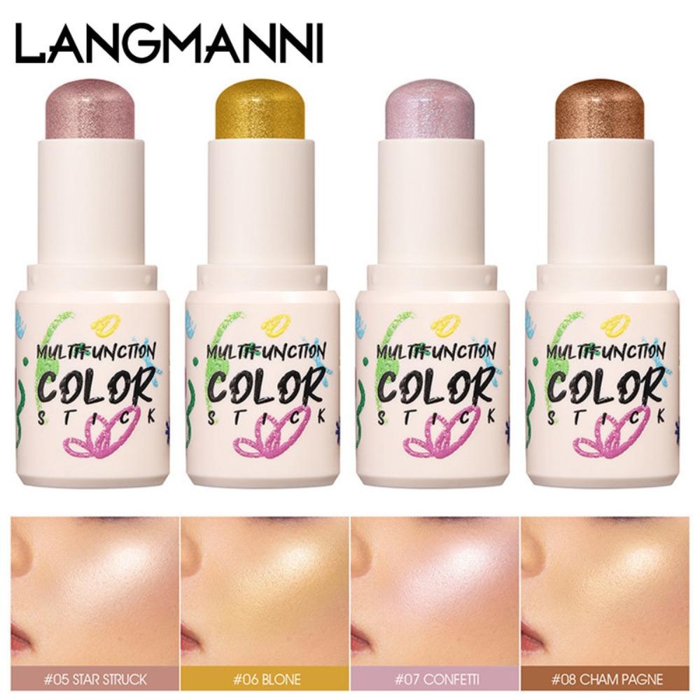 LANGMANNI The New 4-цветный стержень для яркого света, трехмерные натуральные яркие блики
LANGMANNI The New 4-цветный стержень для яркого света, трехмерные натуральные яркие блики