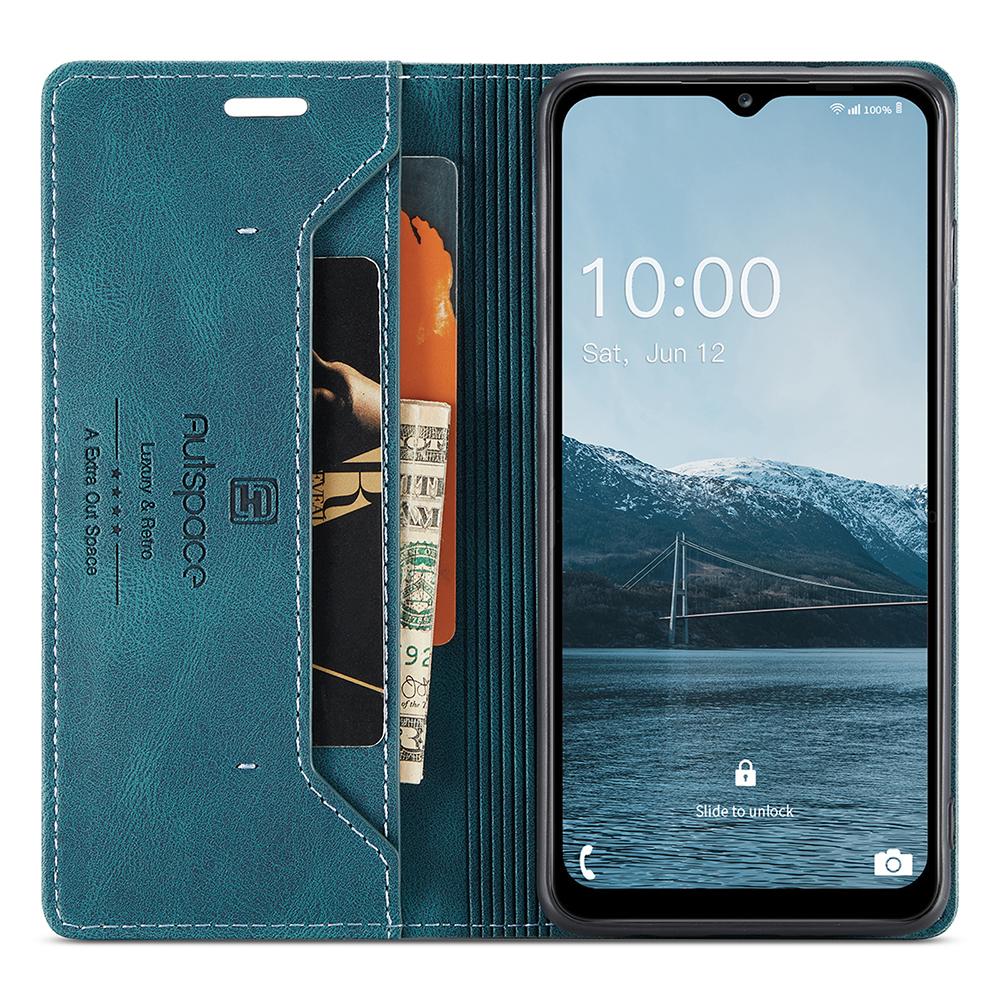 AUTSPACE A01 Series Flip Leather Case for Samsung Galaxy A14 5G/A14 4G RFID Blocking Phone Case Stand Retro Wallet Phone Cover Blue
AUTSPACE A01 Series Flip Leather Case for Samsung Galaxy A14 5G/A14 4G RFID Blocking Phone Case Stand Retro Wallet Phone Cover Blue