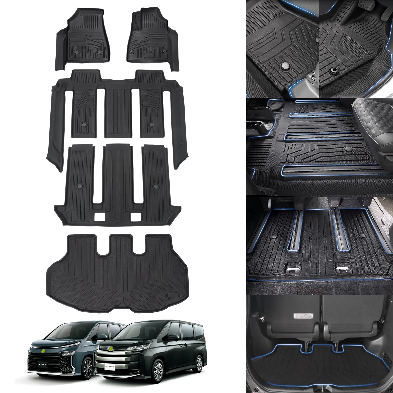 Jiooy Toyota New Voxy Noah 90 Series Floor Mat Second Mat 3rd Row Floor Mat Luggage Mat 4 Piece Set VOXY NOAH 90 Series Car Mat 90 Series Noah Trunk
Jiooy Toyota New Voxy Noah 90 Series Floor Mat Second Mat 3rd Row Floor Mat Luggage Mat 4 Piece Set VOXY NOAH 90 Series Car Mat 90 Series Noah Trunk