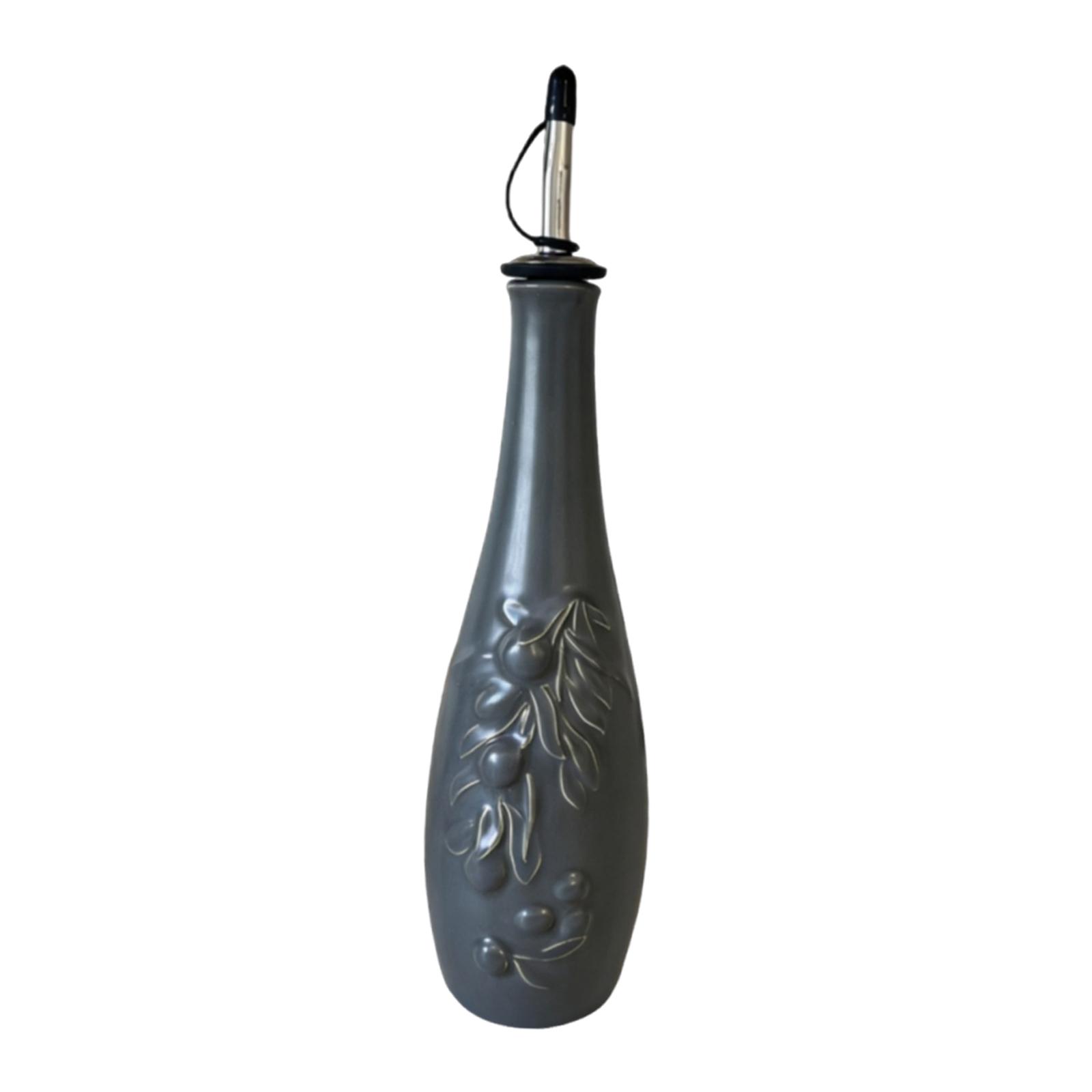 Ceramic Oil Bottle Elegant Heat Resistant Leakproof Easy Refill Japanese Pourer 350ml Oil Dispensing Bottle Soy Sauce Dispenser сірий колір
Ceramic Oil Bottle Elegant Heat Resistant Leakproof Easy Refill Japanese Pourer 350ml Oil Dispensing Bottle Soy Sauce Dispenser сірий колір
