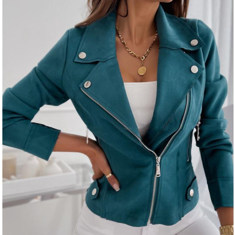 Осіння жіноча куртка з асиметричною блискавкою Осіння жіноча мотоциклетна замшева приталена однотонна коротка куртка для велоспорту L синій
Осіння жіноча куртка з асиметричною блискавкою Осіння жіноча мотоциклетна замшева приталена однотонна коротка куртка для велоспорту L синій