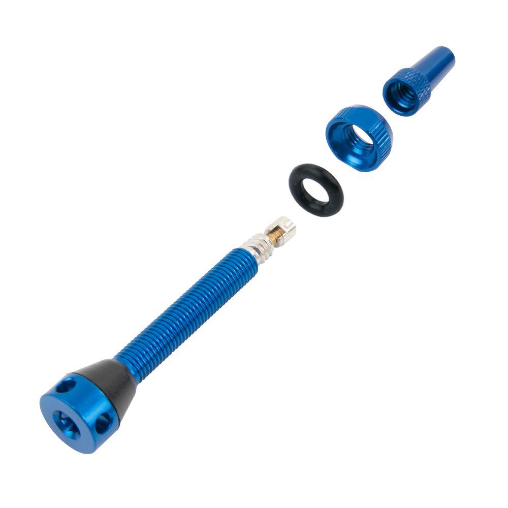 Lightweight Aluminum Tubeless Bicycle Valve - No Air Leakage синий
Lightweight Aluminum Tubeless Bicycle Valve - No Air Leakage синий