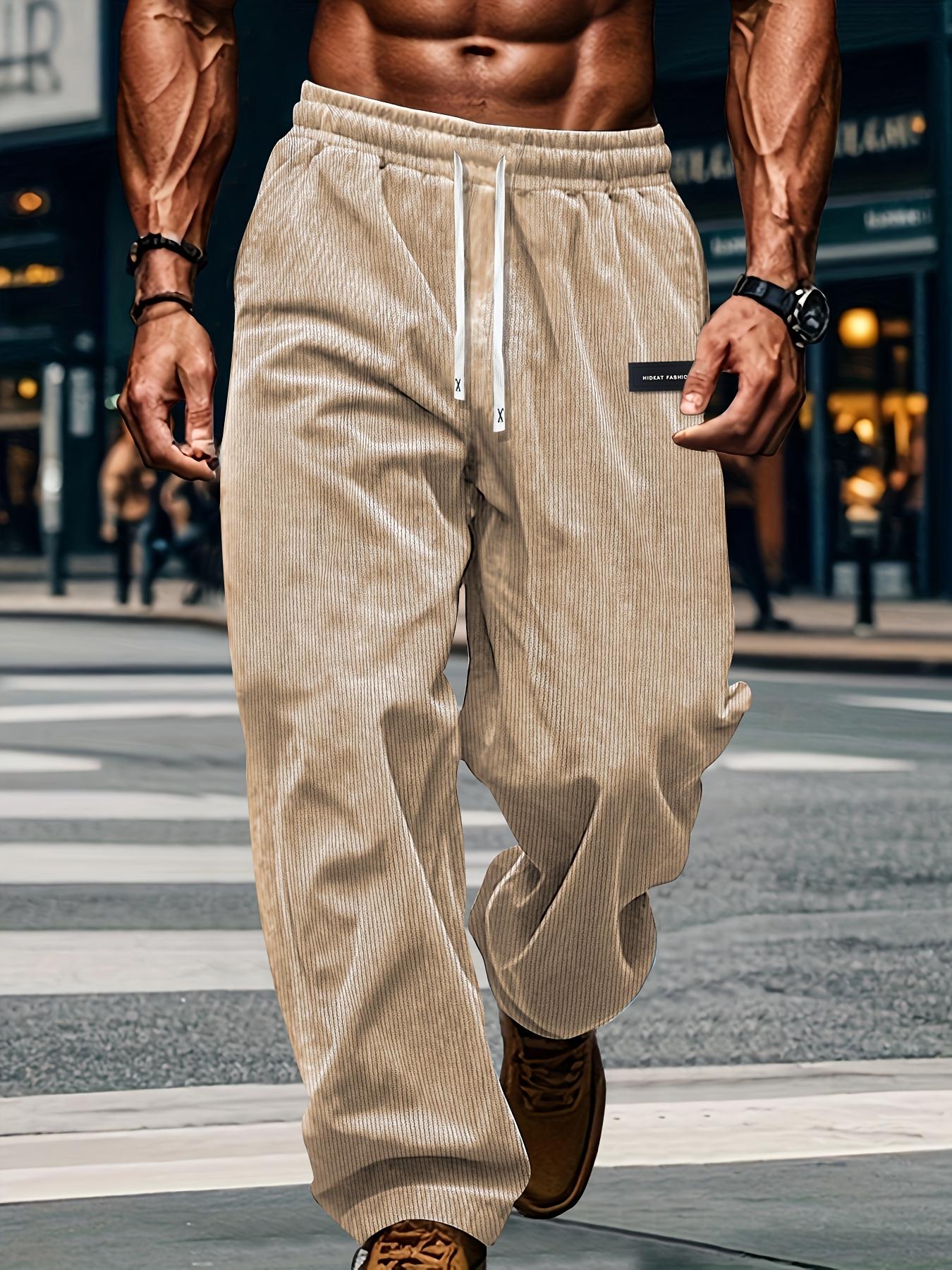 Men s Striped Corduroy Casual Pants Autumn Spring Loose Fashion Cargo Straight Pants Fitness Sports Hip Hop Pants XS
Men s Striped Corduroy Casual Pants Autumn Spring Loose Fashion Cargo Straight Pants Fitness Sports Hip Hop Pants XS