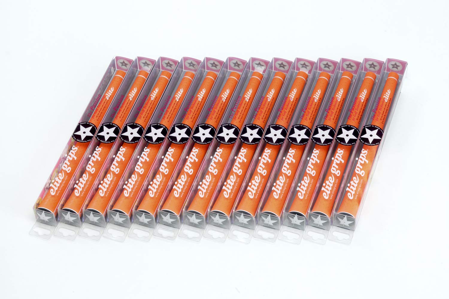Набір повітряних хватів для гольфу elitegrips Wild Orange із задньою лінією Y360°s, 13 предметів
Набір повітряних хватів для гольфу elitegrips Wild Orange із задньою лінією Y360°s, 13 предметів