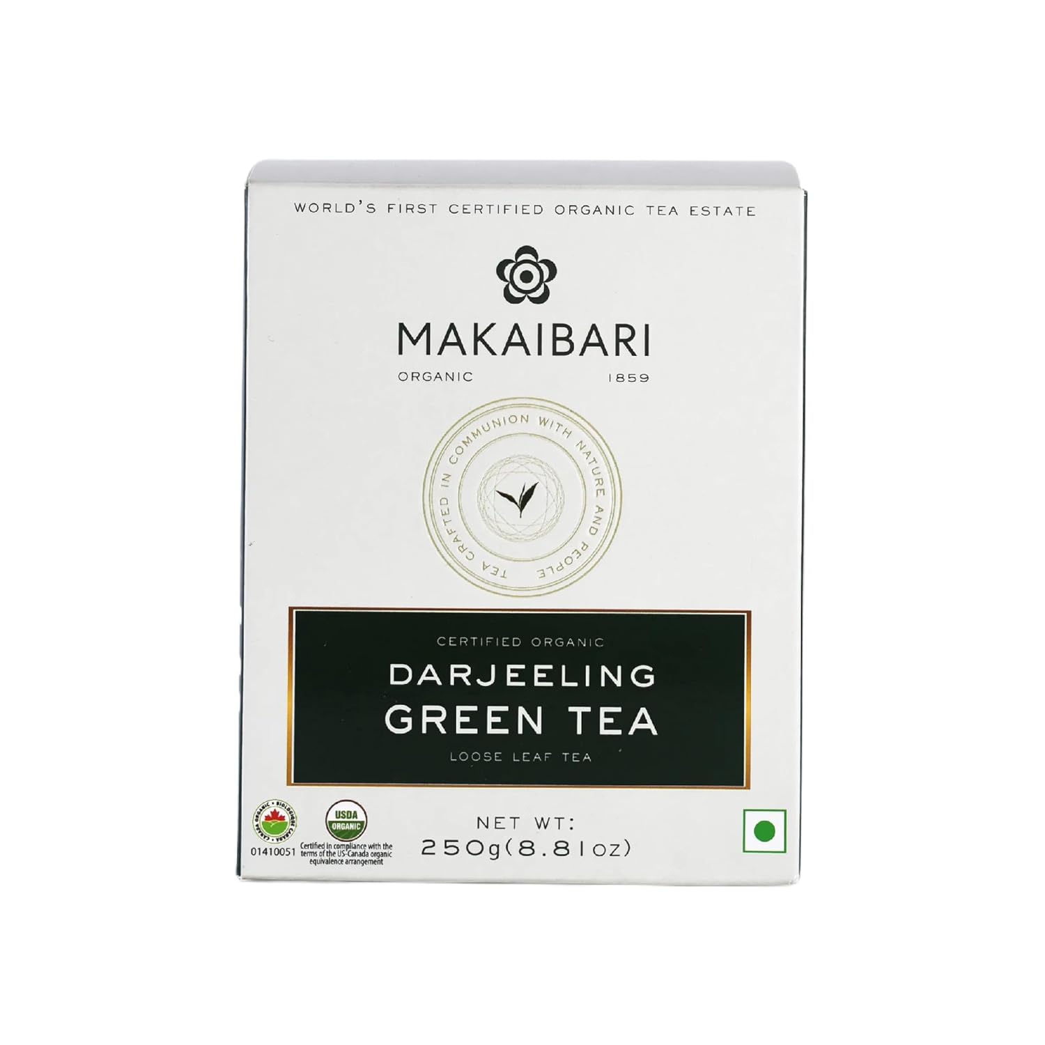 Makaibari Darjeeling Green Tea | 250 gms Loose Leaf | MonoCarton Green Tea | Refreshing and Energezing | Handpicked
Makaibari Darjeeling Green Tea | 250 gms Loose Leaf | MonoCarton Green Tea | Refreshing and Energezing | Handpicked