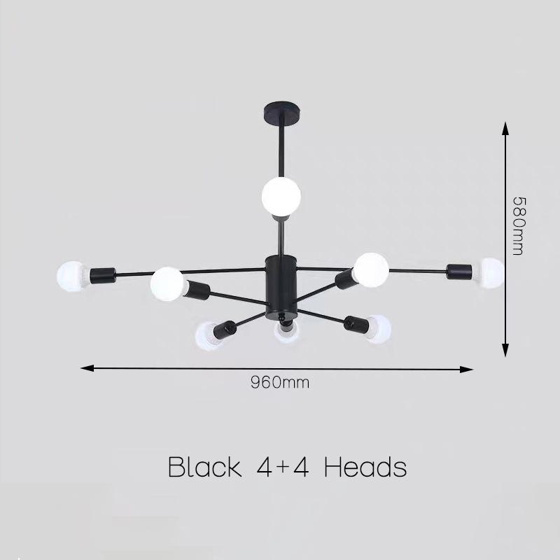 Современный простой светодиодный подвесной светильник, железная люстра, спальня, гостиная, столовая, домашнее освещение, черный/золотой E27, потолочный светильник 220 В NO Bulb
Современный простой светодиодный подвесной светильник, железная люстра, спальня, гостиная, столовая, домашнее освещение, черный/золотой E27, потолочный светильник 220 В NO Bulb