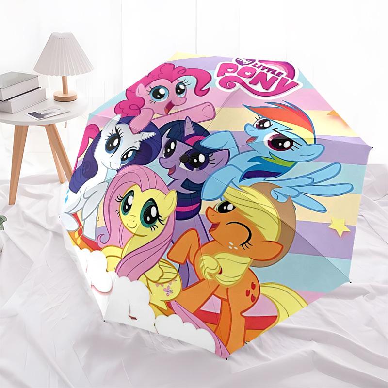 1pc My Little Pony Automatic Folding Umbrella, Portable 3-Fold Design with 8-Bone Iron Frame, Outdoor for Fans, Travelers, Daily Use, Gift for Enthusi
1pc My Little Pony Automatic Folding Umbrella, Portable 3-Fold Design with 8-Bone Iron Frame, Outdoor for Fans, Travelers, Daily Use, Gift for Enthusi