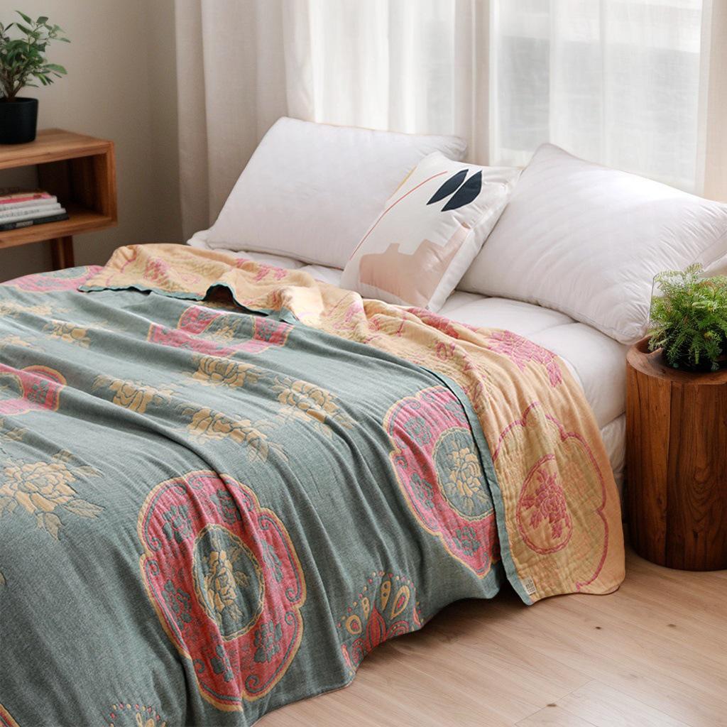 Pure Cotton Gauze Blanket - Adult A/C Quilt & Summer Nap Blanket 150x200cm
Pure Cotton Gauze Blanket - Adult A/C Quilt & Summer Nap Blanket 150x200cm