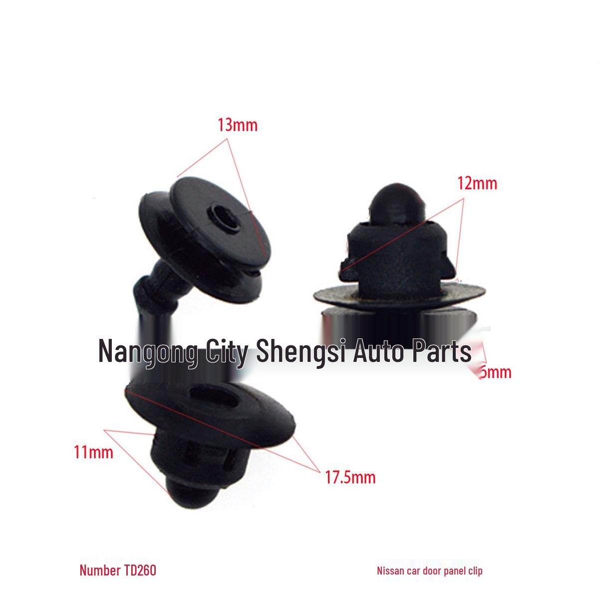 Nissan Car Door Panel Clip: Trim, Fixing, and Decoration Accessory 10,000 pieces
Nissan Car Door Panel Clip: Trim, Fixing, and Decoration Accessory 10,000 pieces