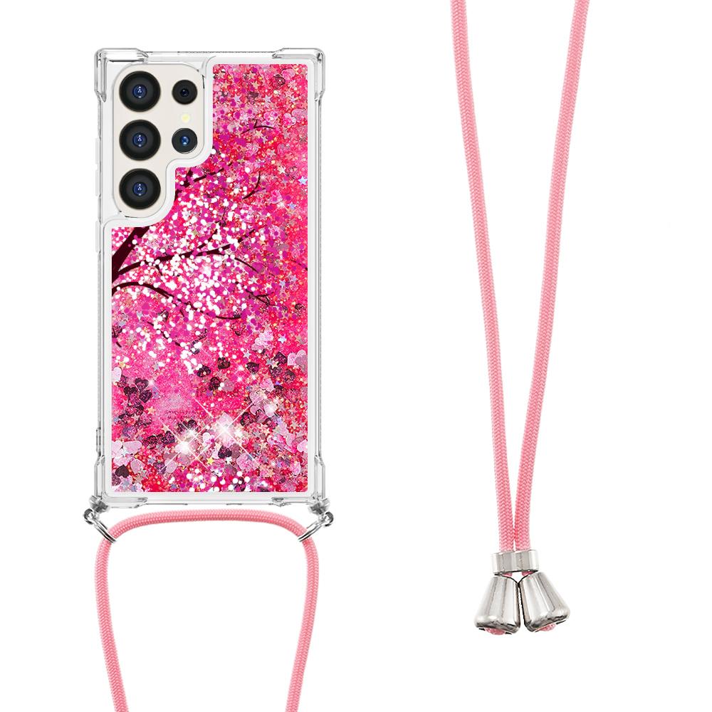 For Samsung Galaxy S24 Ultra TPU Case with Lanyard Quicksand Pattern Print Phone Cover Cherry Blossom
For Samsung Galaxy S24 Ultra TPU Case with Lanyard Quicksand Pattern Print Phone Cover Cherry Blossom