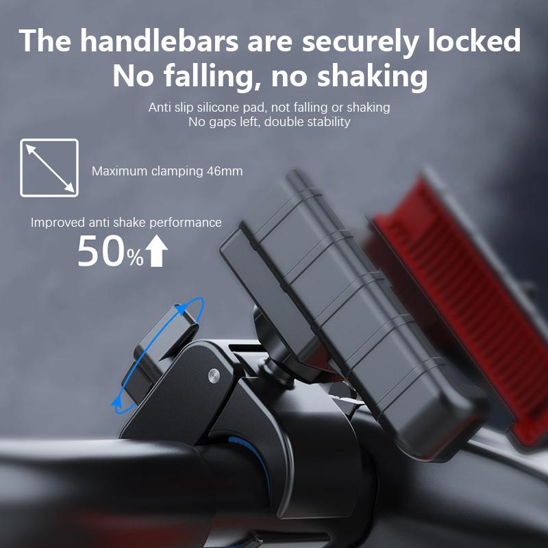 Creative Anti-Shock Mountain Bike Phone Mount Holder Motorcycle Phone Mount Anti-Shake 360° Rotate Rotate Cycling Phone Holder
Creative Anti-Shock Mountain Bike Phone Mount Holder Motorcycle Phone Mount Anti-Shake 360° Rotate Rotate Cycling Phone Holder