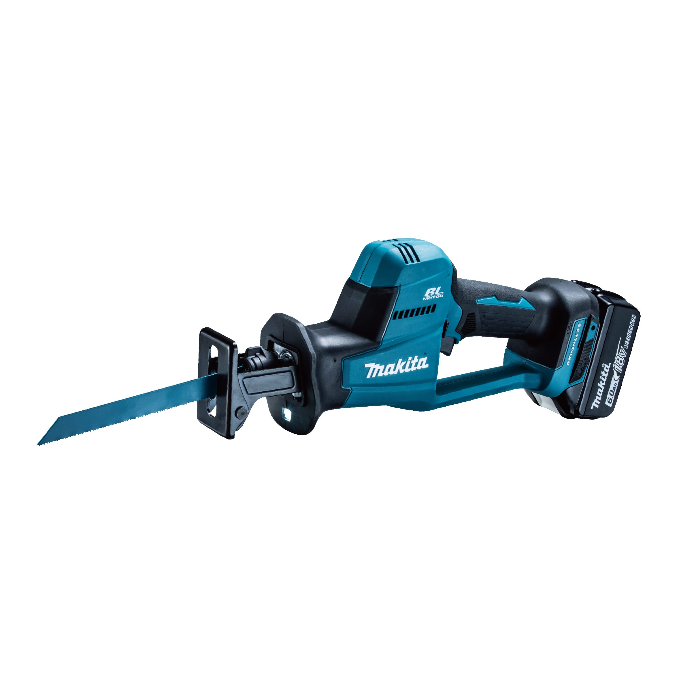 Акумуляторна шабельна пила Makita 18V6Ah, 2 футляри, батареї JR189DRGX, зарядний пристрій,
Акумуляторна шабельна пила Makita 18V6Ah, 2 футляри, батареї JR189DRGX, зарядний пристрій,