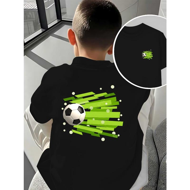 European size Boys crew neck short sleeved T shirt with double sided personalized print 98cm чёрный
European size Boys crew neck short sleeved T shirt with double sided personalized print 98cm чёрный