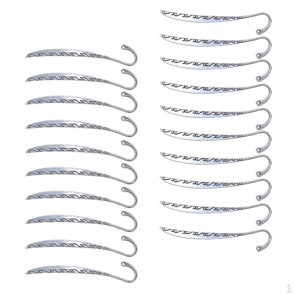 20 Pieces Vintage Silver Bookmark Hooks Beading Book Marks Jewelry Making Findings DIY Pendant
20 Pieces Vintage Silver Bookmark Hooks Beading Book Marks Jewelry Making Findings DIY Pendant