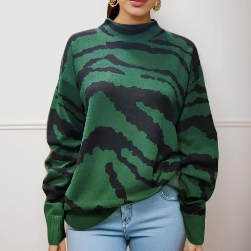 Модный полуводолазка с полосками зебры осень-зима пуловер свитера свободные длинные рукава женские вязаные свитера повседневная винтажная уличная одежда одежда 1779 XL зелёный
Модный полуводолазка с полосками зебры осень-зима пуловер свитера свободные длинные рукава женские вязаные свитера повседневная винтажная уличная одежда одежда 1779 XL зелёный