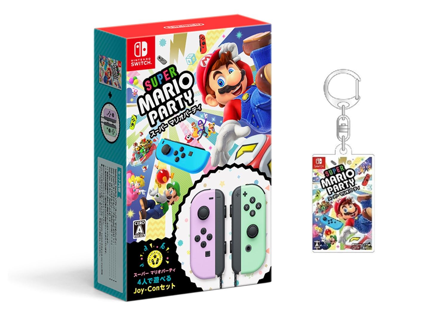 Набор для вечеринки Super Mario на 4 игрока, акриловый брелок Joy-Con (Пастельно-фиолетовый/пастельно-зеленый) -переключатель (Оригинал включен)
Набор для вечеринки Super Mario на 4 игрока, акриловый брелок Joy-Con (Пастельно-фиолетовый/пастельно-зеленый) -переключатель (Оригинал включен)