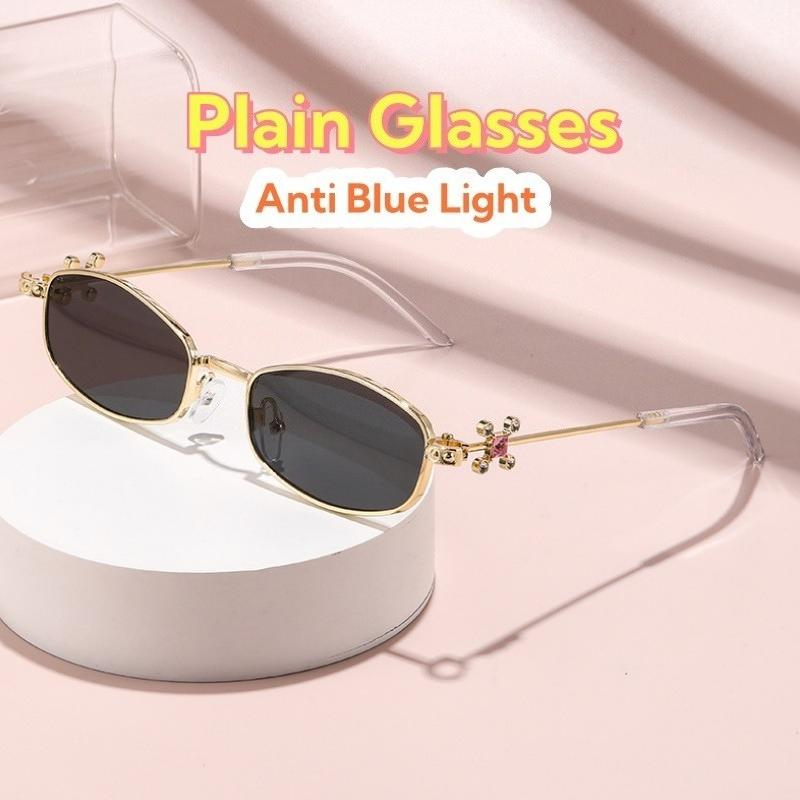 Elegant Personality Oval Optical Glasses Unisex Anti-blue Light Luxury Diamond Glasses-legs Advanced Sunglasses Protect Eyes
Elegant Personality Oval Optical Glasses Unisex Anti-blue Light Luxury Diamond Glasses-legs Advanced Sunglasses Protect Eyes