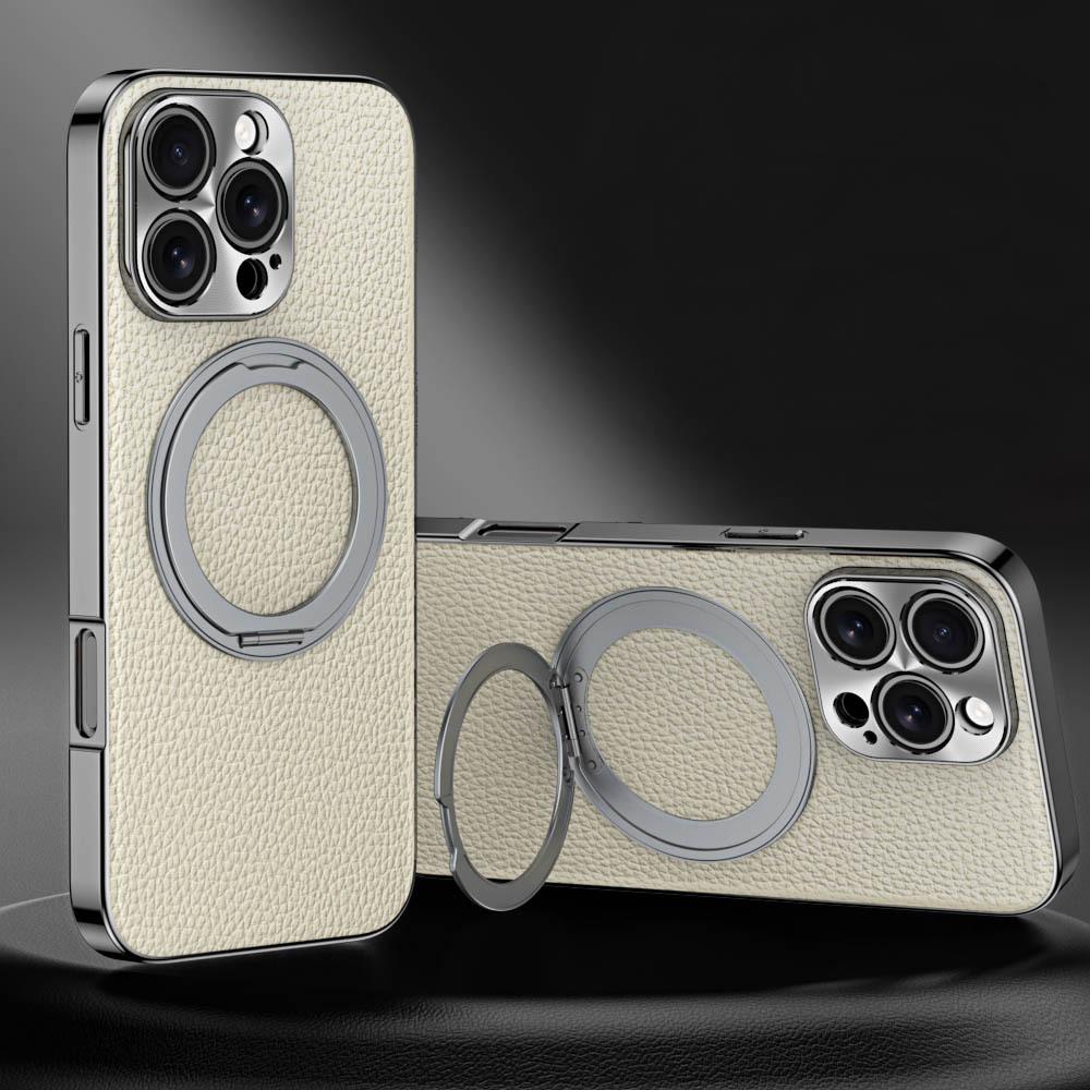 16 Pro Max Magnetic Bracket Lichee Texture Leather Moblie Phone Case for IPhone 16 15 14 Pro Max Electroplated Protective Cover For iPhone 16 Pro Max
16 Pro Max Magnetic Bracket Lichee Texture Leather Moblie Phone Case for IPhone 16 15 14 Pro Max Electroplated Protective Cover For iPhone 16 Pro Max