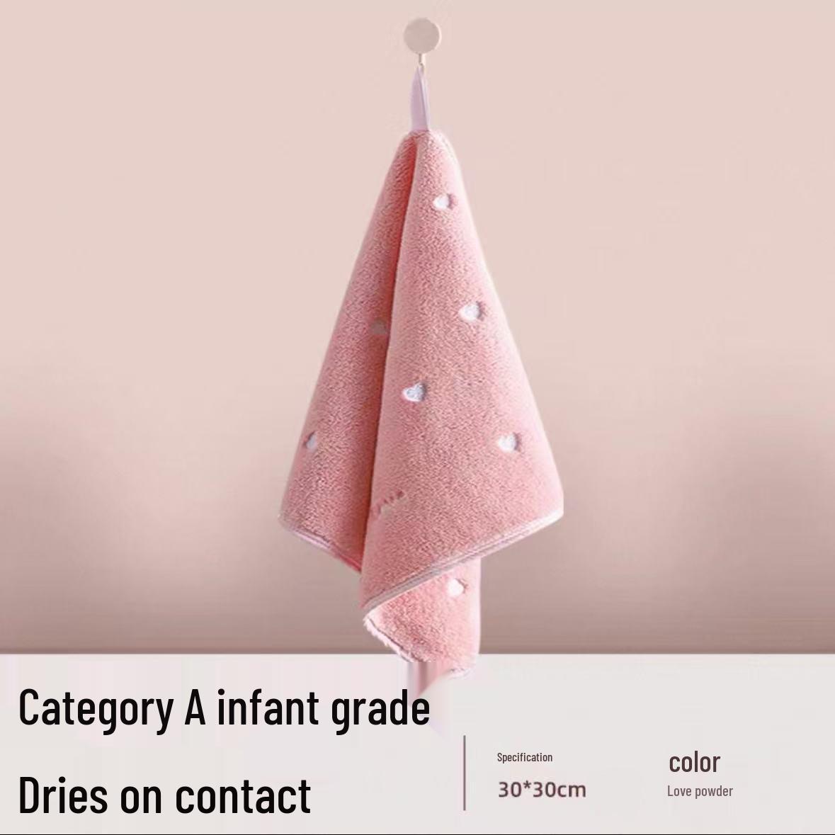 Odorless Quick-Dry Absorbent Hanging Hand Towel - Lint-Free, Children s Class A for Bathroom Use 30x30 cm
Odorless Quick-Dry Absorbent Hanging Hand Towel - Lint-Free, Children s Class A for Bathroom Use 30x30 cm