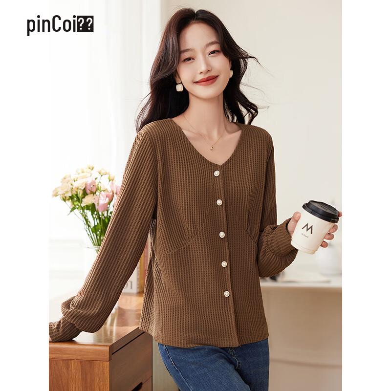 Pin Cai Women s Waffle V-Neck Long-Sleeve Shirt M
Pin Cai Women s Waffle V-Neck Long-Sleeve Shirt M