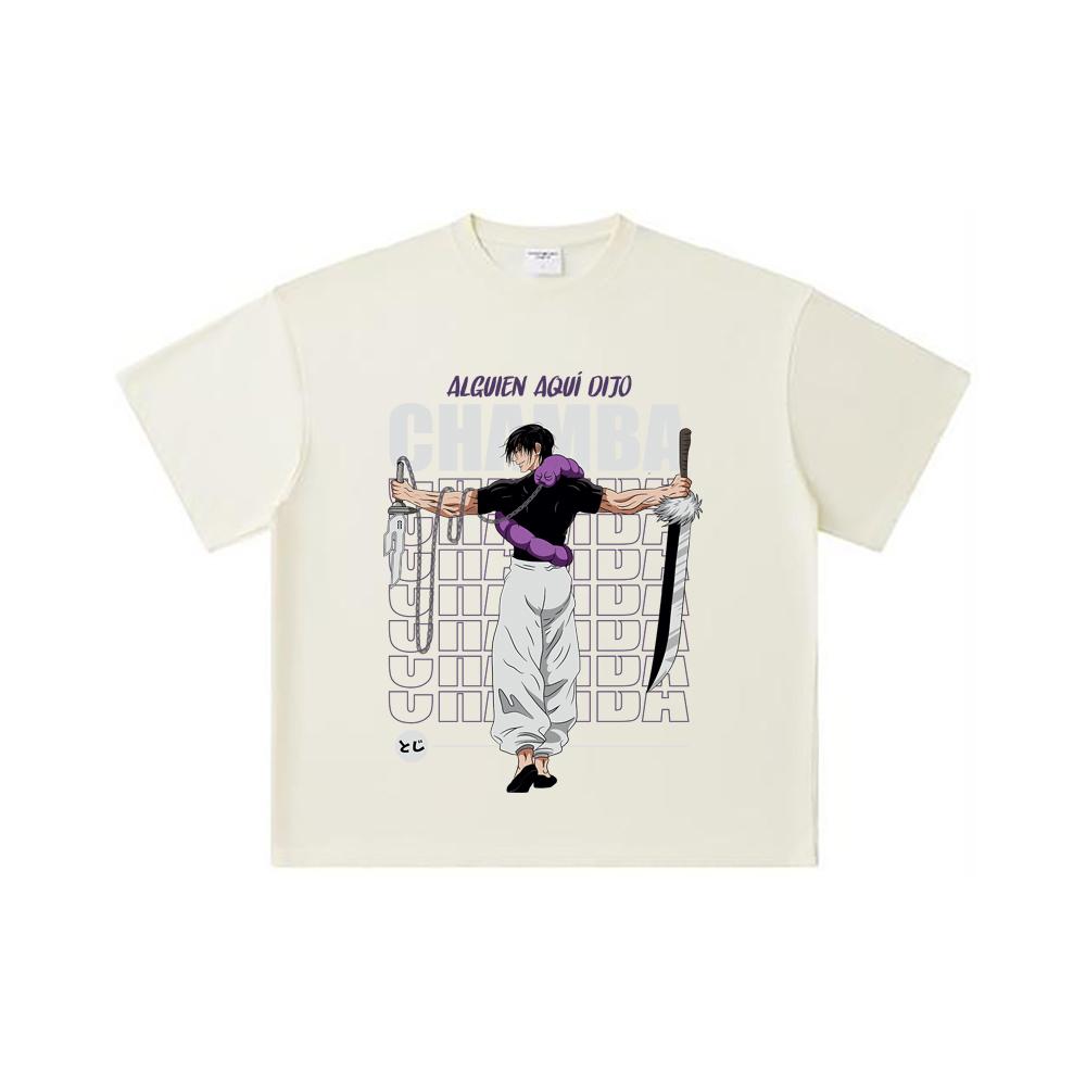 260 GSM Double Yarn 32 Count 100% Cotton Jujutsu Kaisen V48 Toji Print Unisex Heavy Cotton T Shirt S абрикосовый
260 GSM Double Yarn 32 Count 100% Cotton Jujutsu Kaisen V48 Toji Print Unisex Heavy Cotton T Shirt S абрикосовый