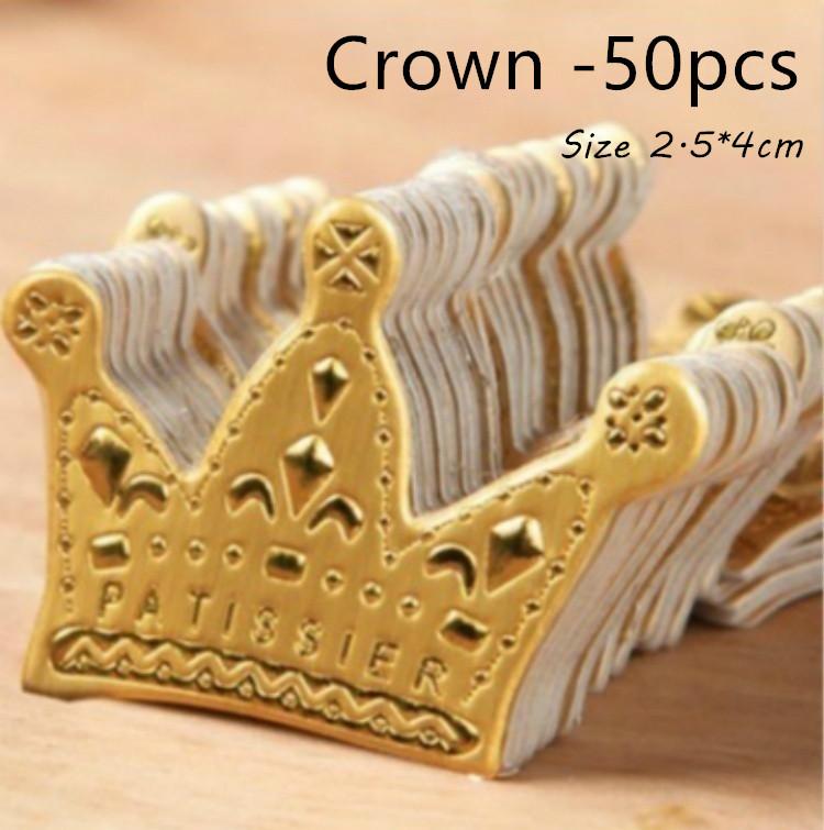 50Pcs/lot Gold Princess Crown Cake Topper Favors Party Cupcake Picks Wedding Birthday Decorations Accessories
50Pcs/lot Gold Princess Crown Cake Topper Favors Party Cupcake Picks Wedding Birthday Decorations Accessories