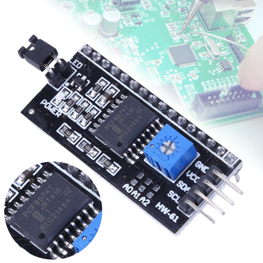 1-10PCS PCF8574 LCD Display Adapter Module IIC I2C LCD1602 2004 IIC Serial Interface Board 5V for Arduino Robort Parts
1-10PCS PCF8574 LCD Display Adapter Module IIC I2C LCD1602 2004 IIC Serial Interface Board 5V for Arduino Robort Parts